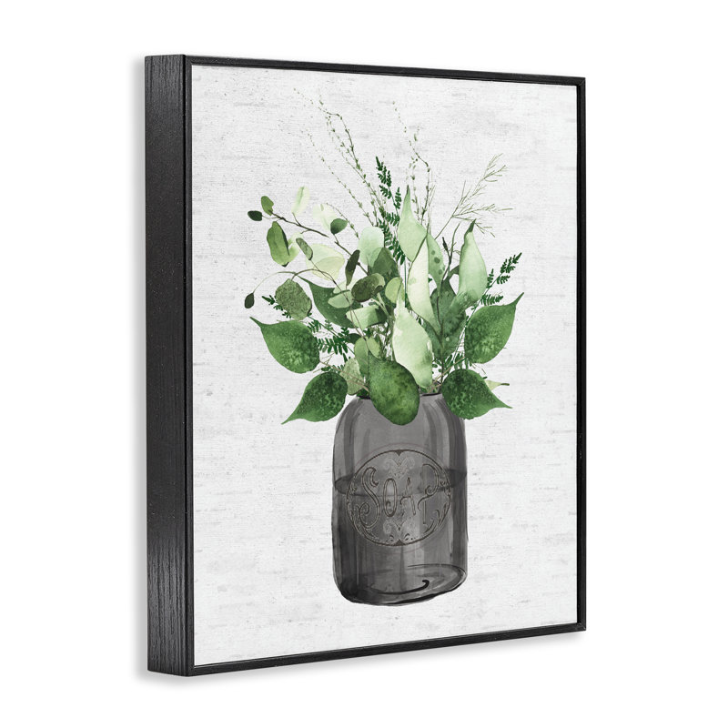 Giclée de pot à savon rétro, giclée par lettré et doublé, Giclée encadrée noir minuit, H 30 po x l 24 po