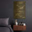Tableau noir « Plan d'avion à deux étages » par Luxe Gold Metal Wall Art, 40,6 cm x 61 cm-133249926