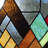 Zayne 10"H Beyond the Mountain Tops Multicoloured Window Panel