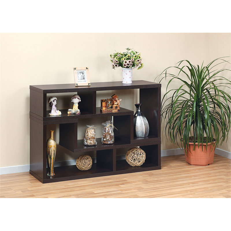 L Shape Geometric Tv Stand Two Piece Extendable Media Furniture Red Cocoa Espresso Cappucino Colour