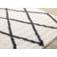 Tapis crème à treillis gris anthracite Hurlbert-899667426