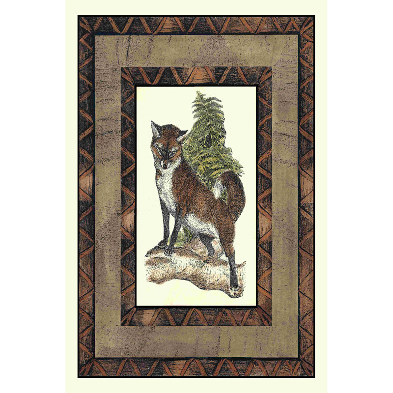 " Rustic Fox ", 30" H x 20" W  