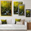 Belle cascade de forêt d'été - décoration murale traditionnelle sur toile-1495654276-1495654286