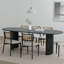 Table de salle à manger ovale en bois avec 2 pieds-1611329672-1611329674