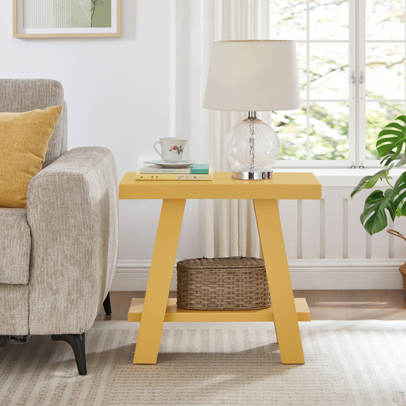 Table d'appoint Contemporary, Jaune