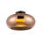 Trinity Glass LED Semi Flush Mount-77452336