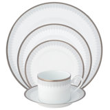 Noritake Silver Colonnade 5-Piece Place Setting, Service for 1