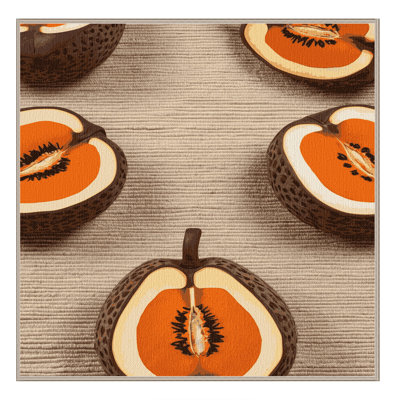 Washable Mamey Sapote Fruits Area Rug