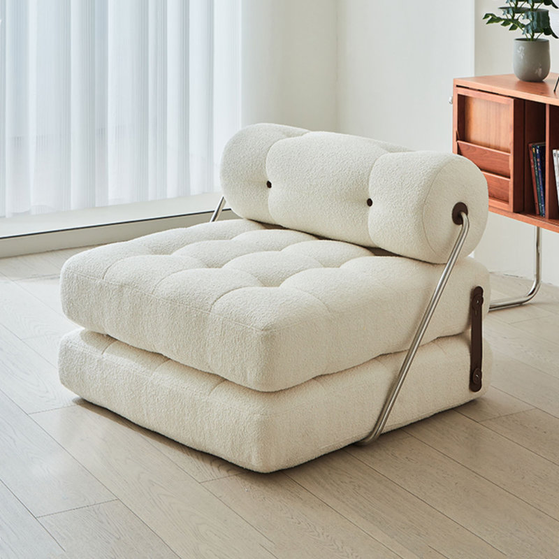 Fauteuil convertible 3 en 1, méridienne et canapé-lit - Mousse haute densité, design compact