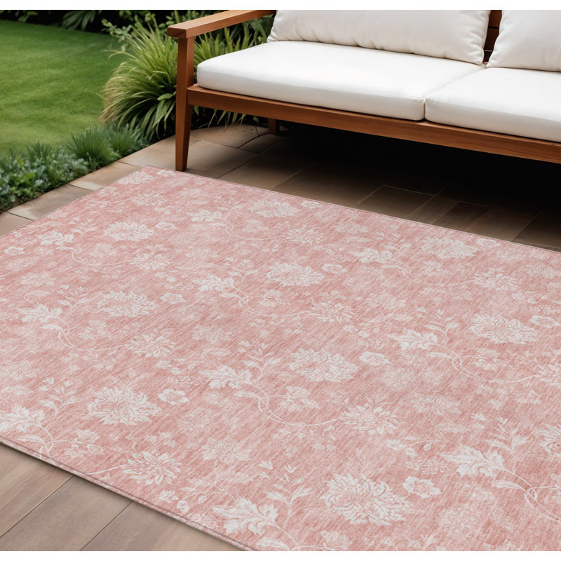 Tapis lavable intérieur / extérieur ivoire 8 pi x 10 pi