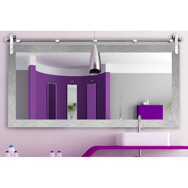 Neace Engineered Wood Flat Mirror, 30.5" x 57.5"