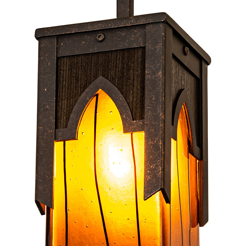 Luminaire suspendu rectangulaire 1 lumière unique