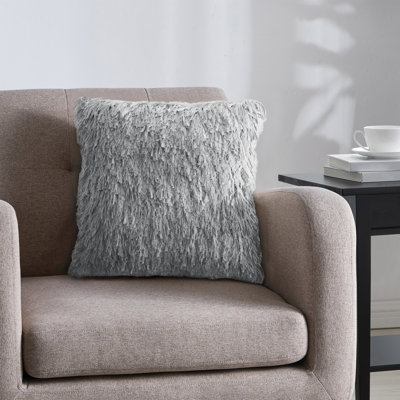 Keegan 18" x 18" Shag Decorative Pillow