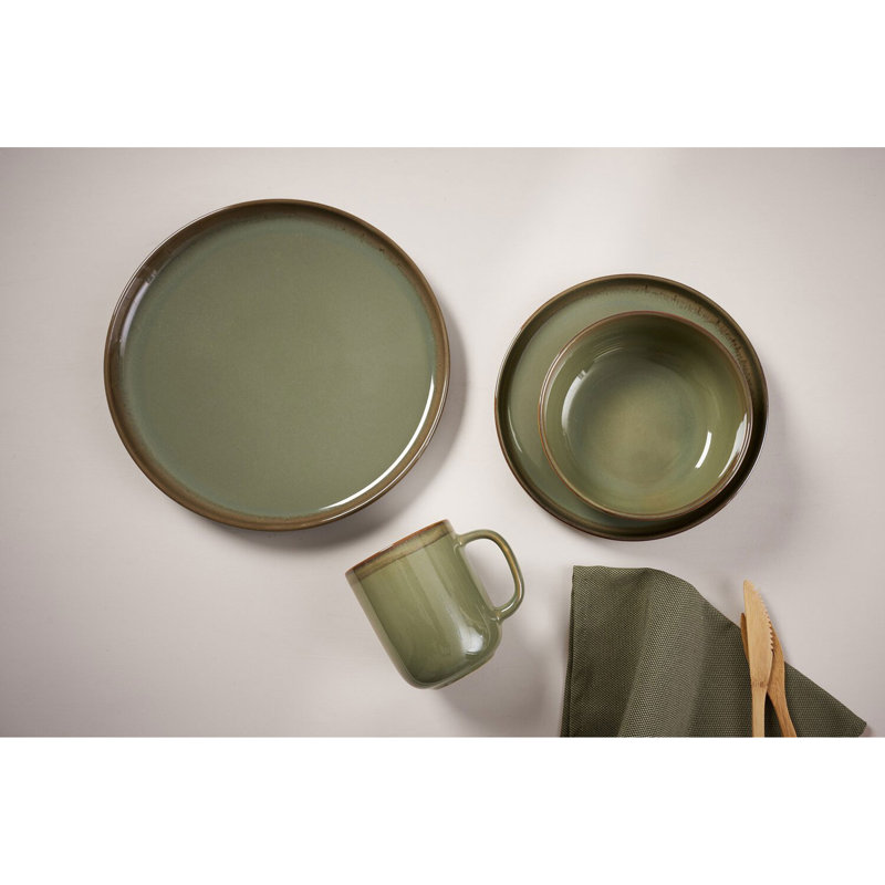 Stoneware Coffee Mug, Green