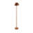 Elegant Copper Floor Lamp, Metal Body, 7.9 in Diameter x 45.3 in Height | 5W Integral LED, 3000K Warm Light, 80 CRI | 8 Hours Light Duration, On/Off Switch | Stylish Lighting for Living Room & Bedroom Decor-188405003