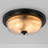 2 - Light Glass Flush Mount