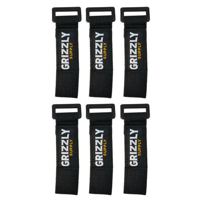 6" Hook and Loop Stretch Strap 6/pk