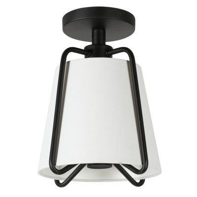 Plafonnier semi-encastré 1 lumière 9,5 po Shaunelle