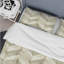 Ensemble de housse de couette moderne ivoire blanc à chevrons modernes Bliss II-109155412