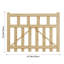 Chesnut Gate Fencing with 1 Panel(s) Included-7834982