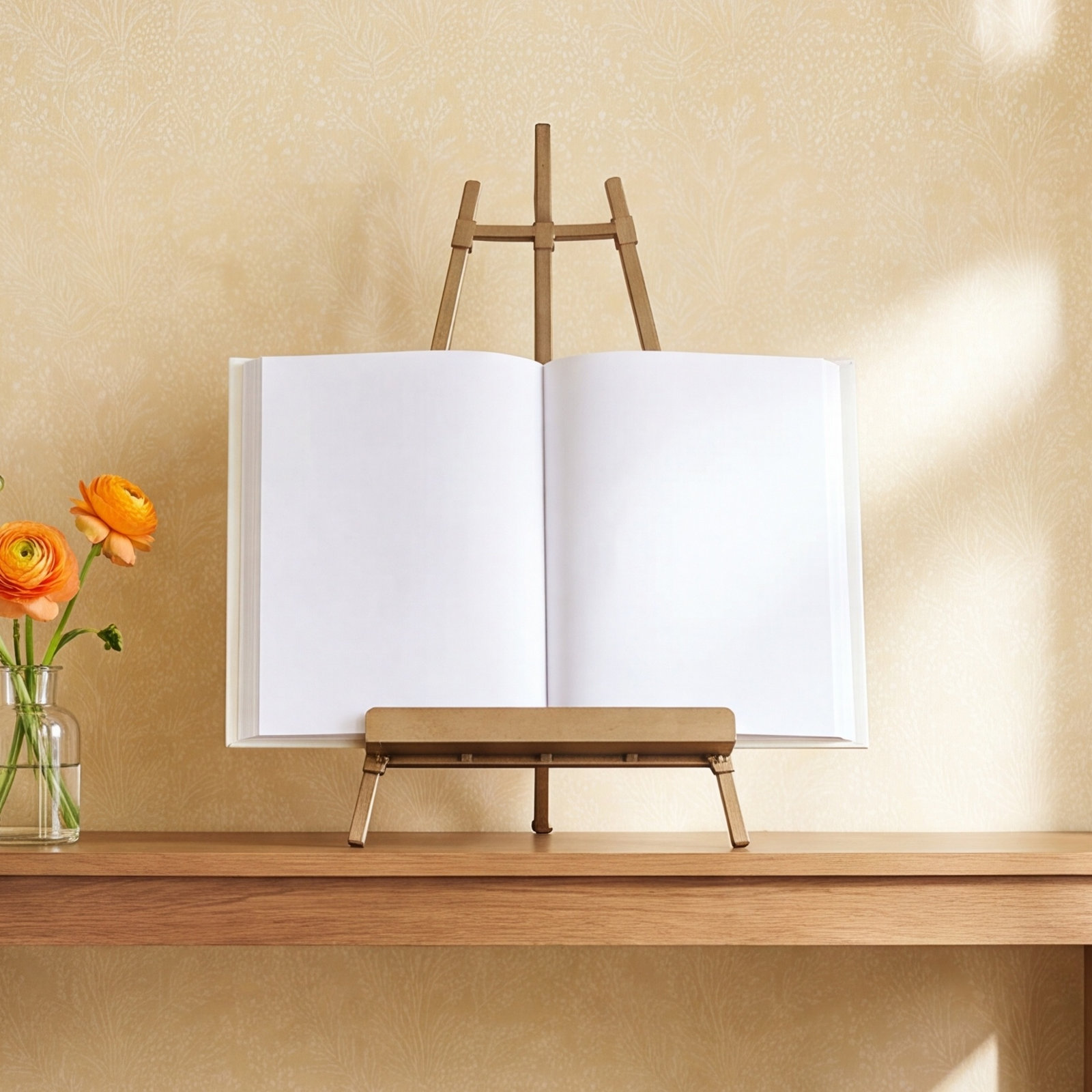 Gwennyth Foldable Display Easel, Gold