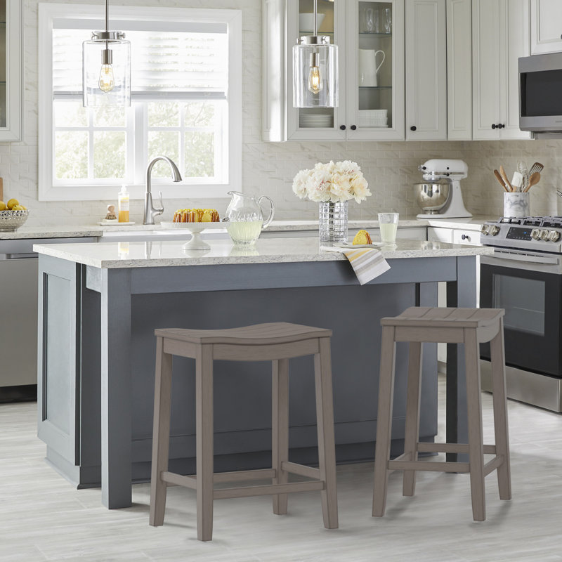 Katwa Counter Stool, Counter Stool (24" Seat Height), Gray