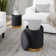 Callum Velvet Ottoman
