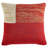 Martha Stewart Collection Chunky Knit Colorblocked Throw Red - Size 20" X 20"