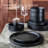 over&back Stackable 12-Piece Semi Hand-Finished Stoneware Dinnerware Set-99305509