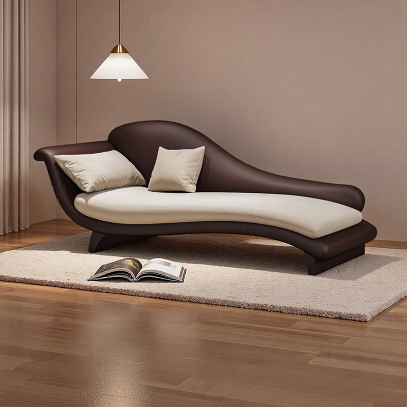 Méridiennes d'intérieur en bois Living Room, Orienté à gauche (vu de face), Beige
