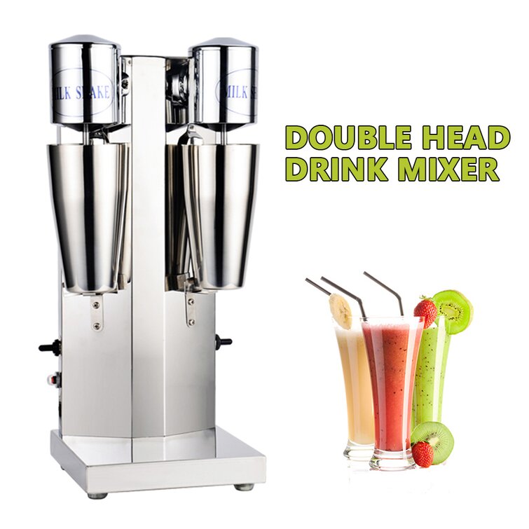 DALELEE Commercial Milk Shaking Machine Double Head Drink Mixer