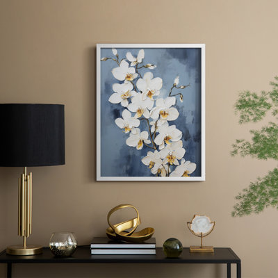 FLORAL Series CLxx III - reproduction encadrée de qualité supérieure - prête à être accrochée - aucun clou requis