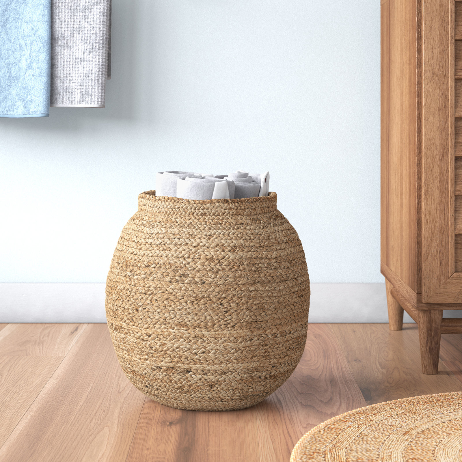Jute Fabric Basket