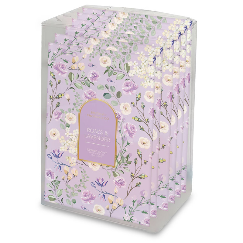 Brooklyn Fragrance Co-Arches - Sachets aromatiques de pivoines et de parfums d'intérieur Prosecco, Lavande
