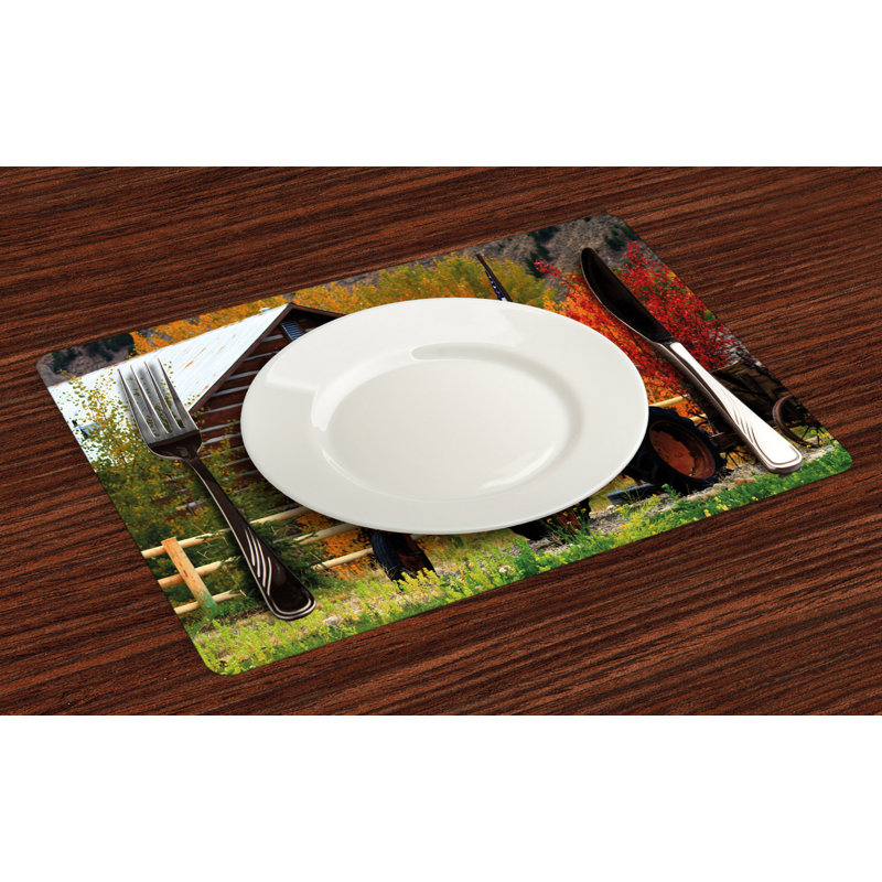Isaacson Fall Cabin with Tractor Placemat