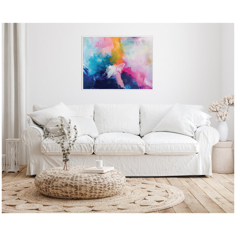 «Bright Abstract I» par Amy Lighthall, reproduction d'art sur toile encadrée