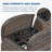 Arcturus Patio Recliner Swivel Chair With Adjustable Backrest & Footrest, All-Weather Outdoor Chaise Lounge Chair-1312670637-1312670625