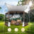 12x12 Pop up Gazebo Screen House Tent for Camping(Upgraded Strut version）)-105587605