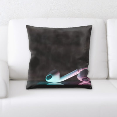 Microsuede Reversible Throw Pillow