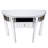 100cm Glass Top Console Table