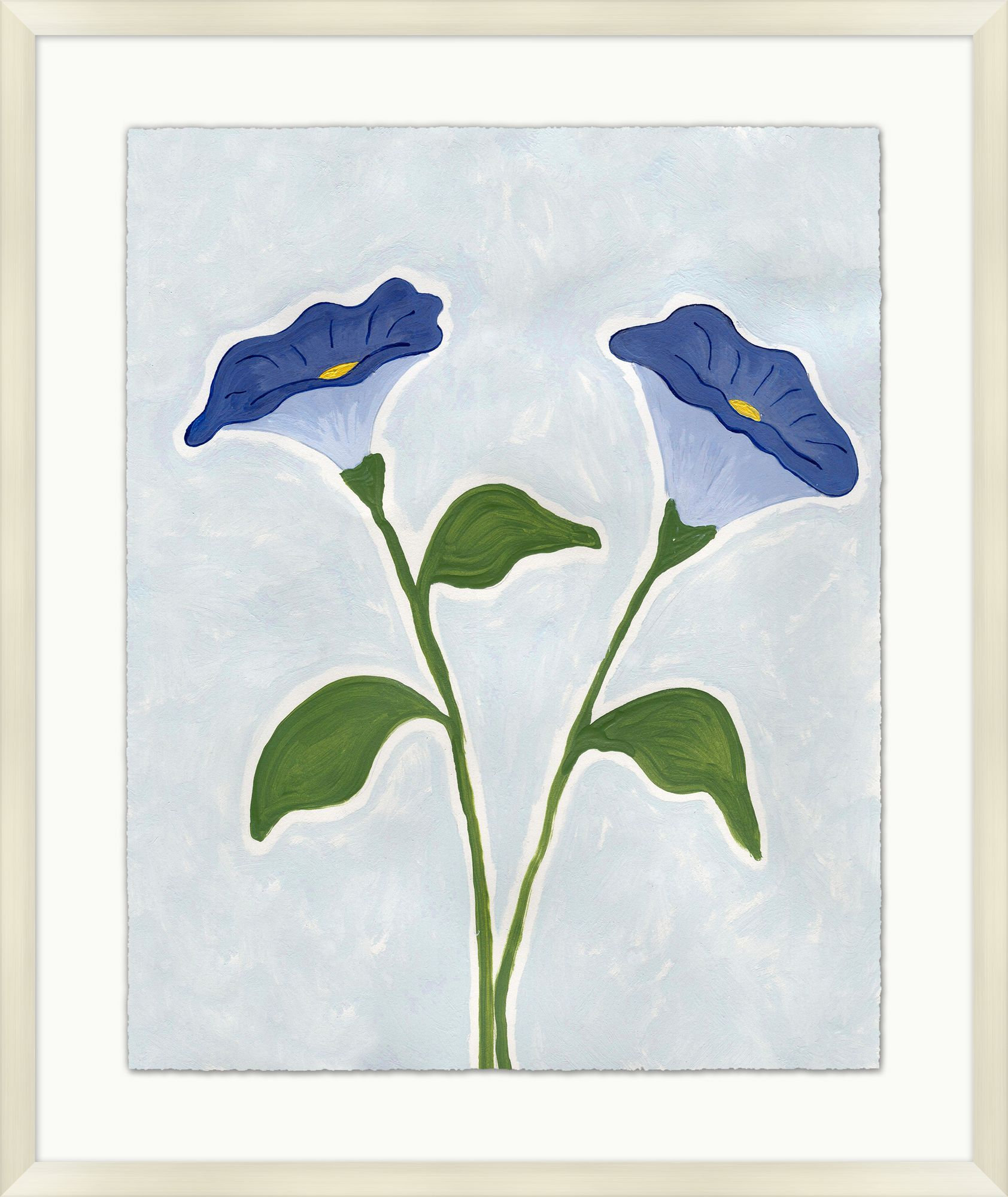 Wendover Art Group Periwinkle Floral Study 2 | Perigold