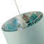20cm H Fabric Drum Lamp Shade ( No Direct Attachment Method ) in Teal
