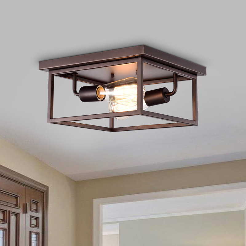 Plafonnier encastré 11 "2 lumières halleli