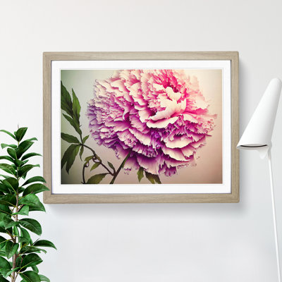 Joyous Peony Flower - Framed Print