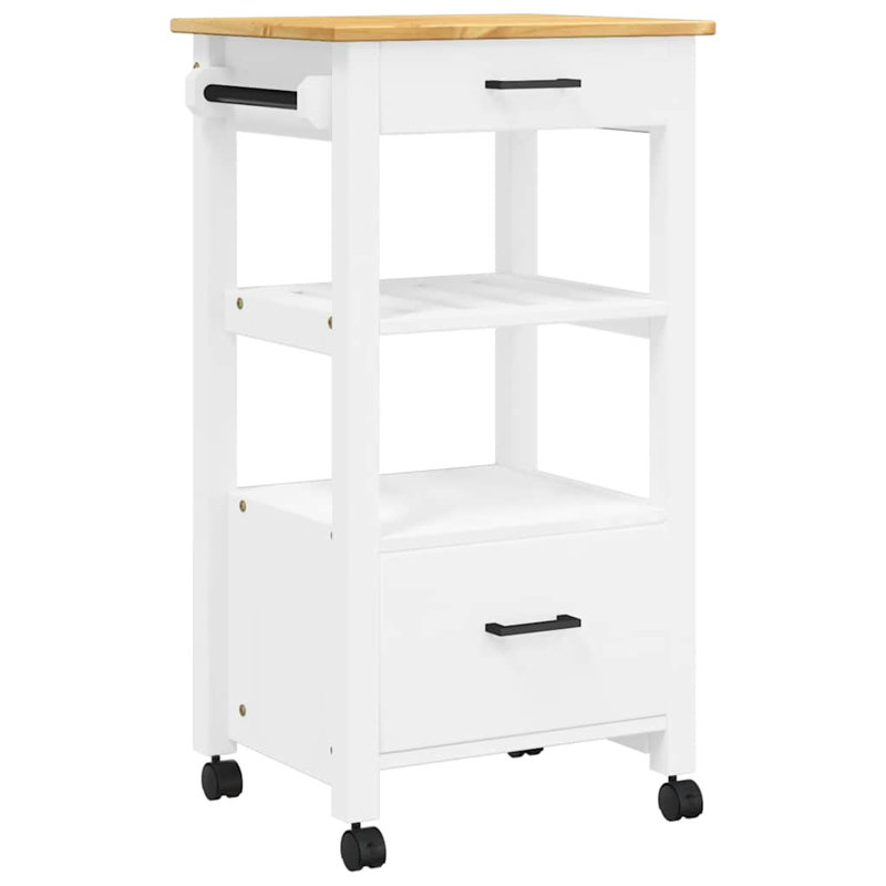 Wood Bar Cart