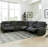 Pul Upholstered Power Reclining L-Shaped Sectional Symmetrical-91377129