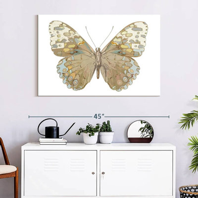 Papillon Brampt en taupe et bleu