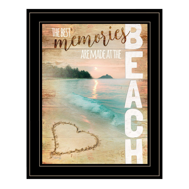 MA2271-Beach Memories par Marla Rae, prêt à accrocher, encadré