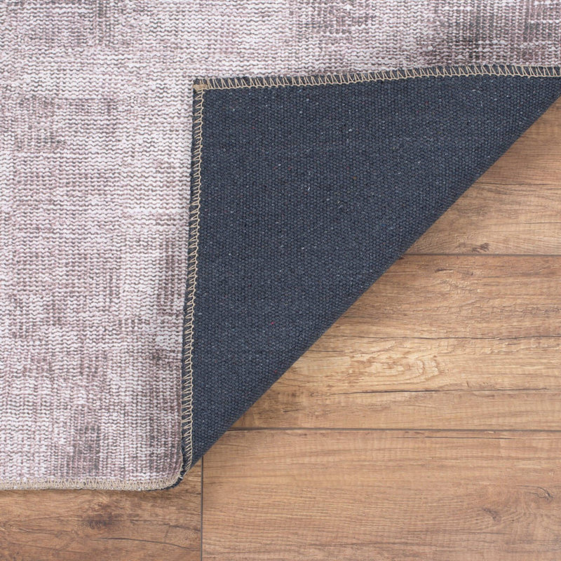 Premium Machine Washable Carpet, 4.6 x 6.2 Feet, 100% Polyester, 1850 g/m² | Pile Height: 0.2 Inches | Eco-Friendly Recycled Poly Cotton Underside | Perfect for Living Room, Bedroom, and High-Traffic Areas