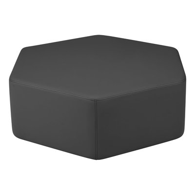 Pro Series Upholstered Hexagon Ottoman 12" Height